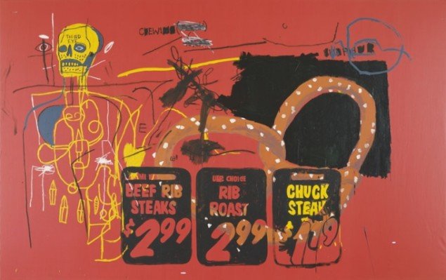 Andy Warhol & Jean-Michel Basquiat, Third Eye, 1985. (Pressefoto)
