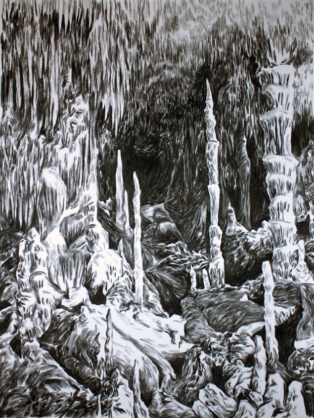 Asbjørn Skou: The Cave/ Strata of the subliminal, 2011/2012. Galleri Profilen. Pressefoto.