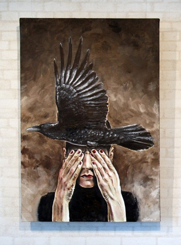 Jóannes Lamhauge The Ritual Killing of the Bird II 2011. Pressefoto.