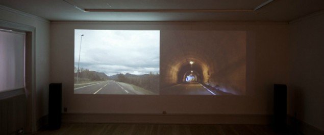 The Road North, 2012, videoinstallation. Pressefoto.