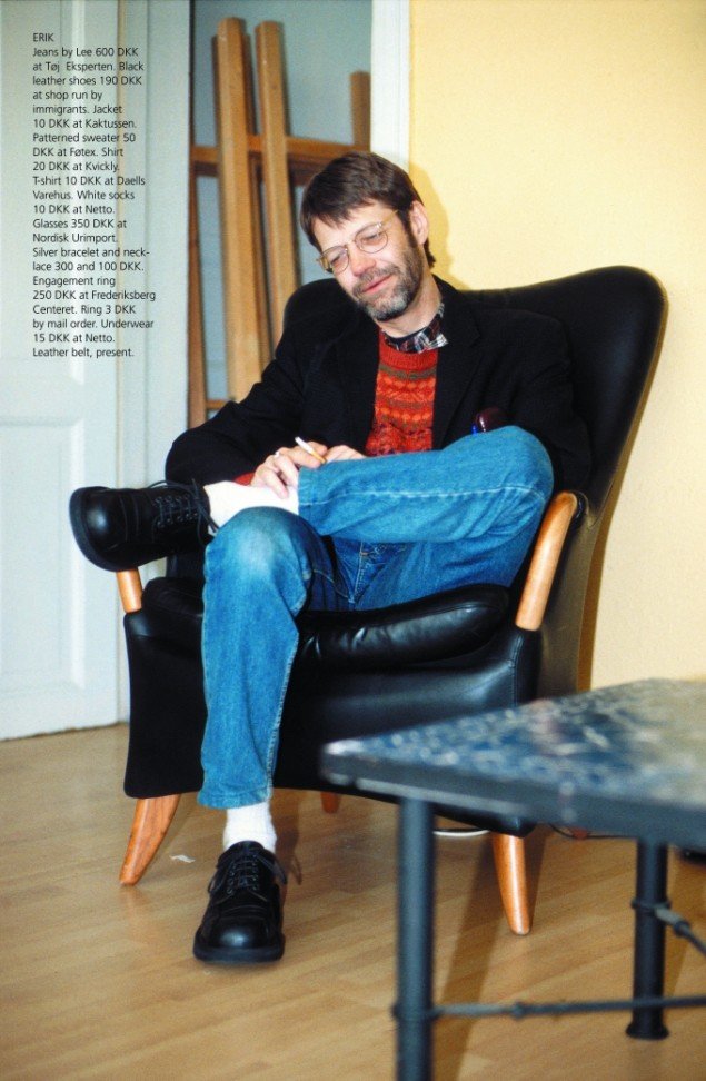 Erik, Jens Haaning, fotografi, 2000. Pressefoto fra KUNSTEN. 
