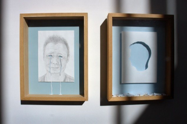 Peter Callesen: Broken Image, 2008 og Crying My Eyes Out, 2008. Foto: Jens Møller