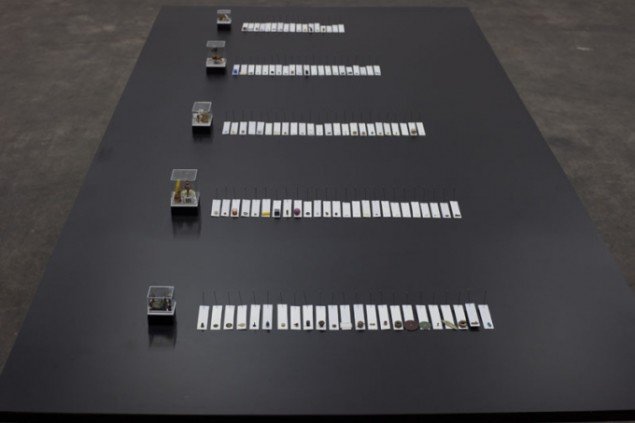 Lisbeth Bank Nielsen: 107 Materials in 5 Sculptures, 2012. Pressefoto