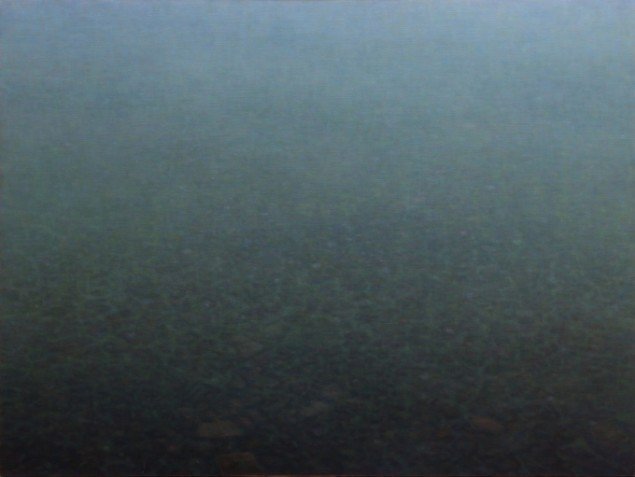 Stranden/The Beach, 2003. Olie på lærred/Oil on canvas, 120X160 cm. Foto: Anders Sune Berg.