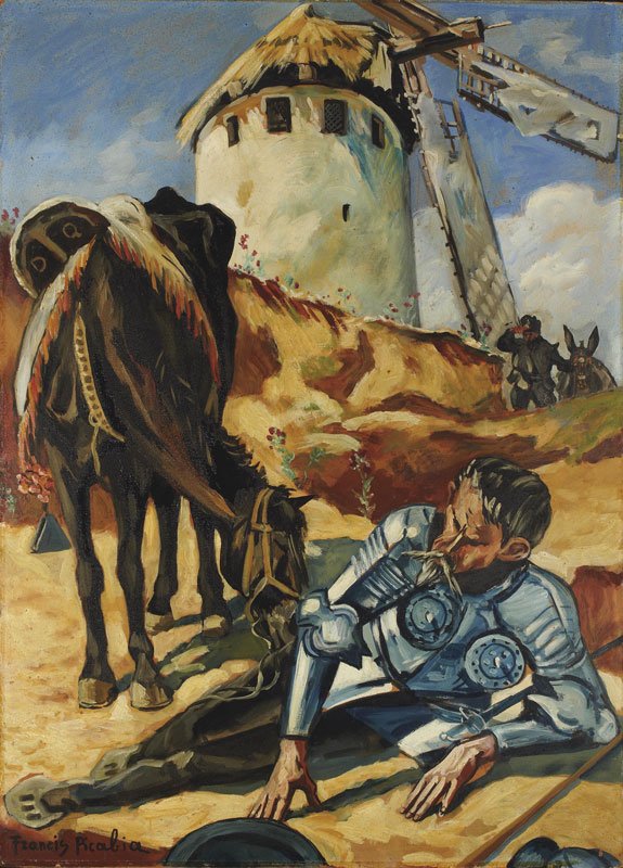 Francis Picabia: Don Quichotte, 1941-42. (Pressefoto)