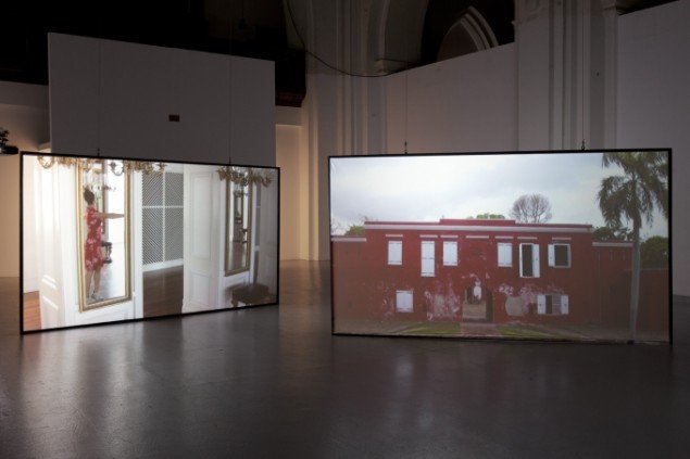 Installationsview fra Say it loud!, Nikolaj Kunsthal, 2014. Foto: Léa Nielsen