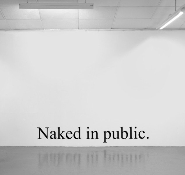 Jacob Borges: Naked in Public, 2013. Foto: Honza Hoeck.