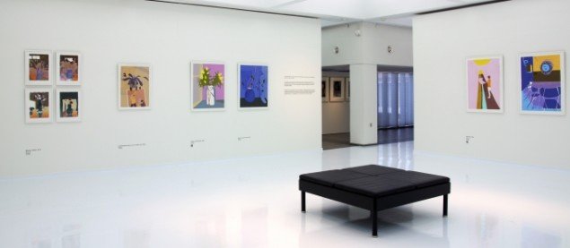 Udstillingsview fra Erik A. Frandsen - Det grafiske værk , Randers Kunstmuseum. Foto: Randers Kunstmuseum