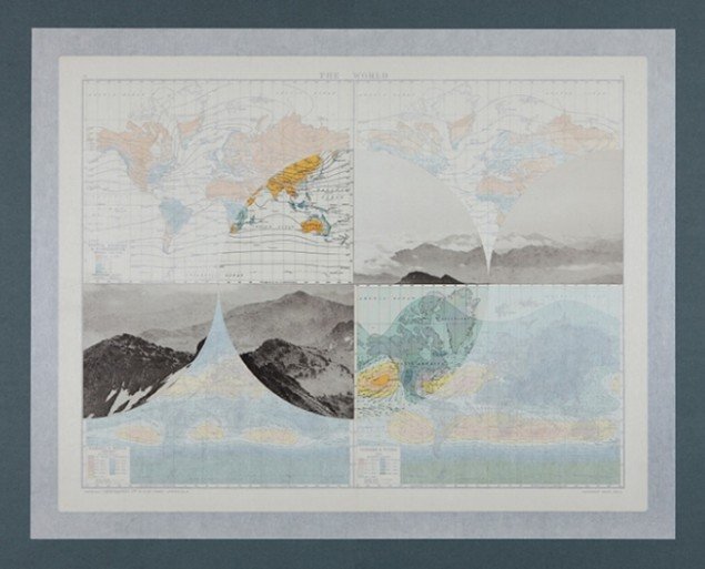 The World 1. Fra serien "The Victory Atlas". Collage, 2012. (Foto: Elena Damiani)