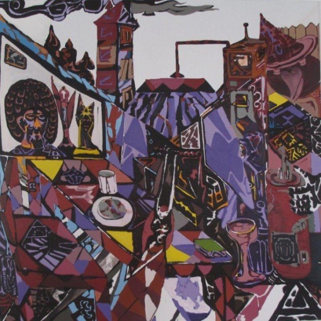 Martin Fraenkel: Purple Painting, 2015