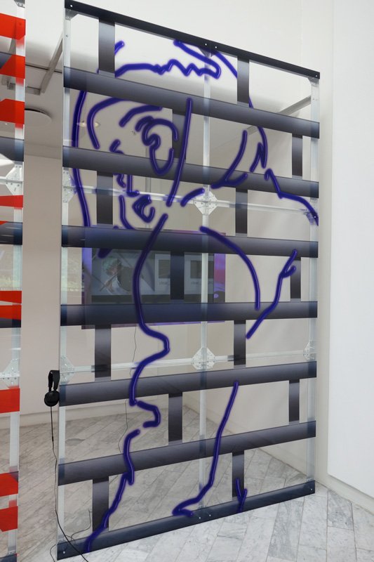 Louise Rosendal & Franco Turchi: Window, installationsview, 2015. (Pressefoto, Tranen)