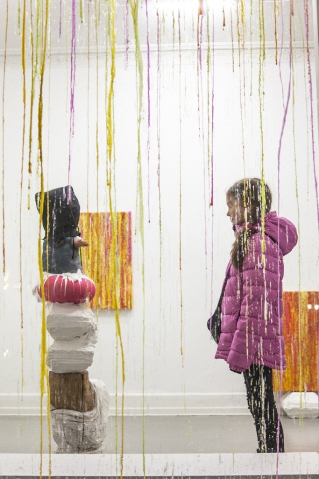 Installationsview: Dawn, Color, Dementia, 2015, Third Space. Foto: Miriam Nielsen.