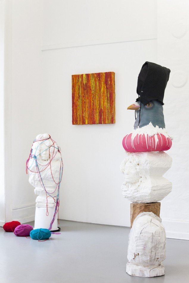 Installationsview: Dawn, Color, Dementia, 2015, Third Space. Foto: Miriam Nielsen.
