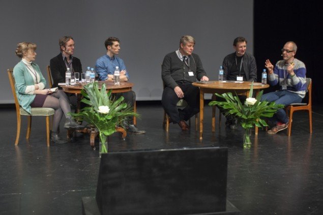 Paneldebat ledet af Claus Peder Pedersen, PhD i arkitektur. Foto: Barbara Katzin