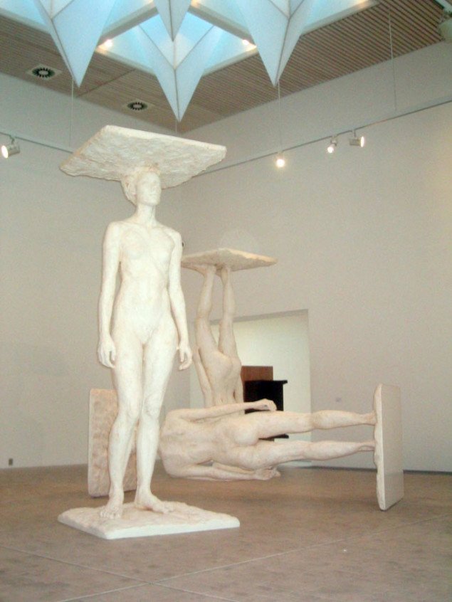 Skulpturer af Hans Pauli Olsen. Foto: Rasmus Kjærboe