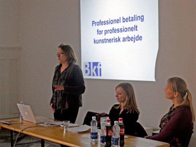 Panelet: Nanna Gro Henningsen, Marainne Torp og Trine Rytter Andersen. Foto Miriam Katz