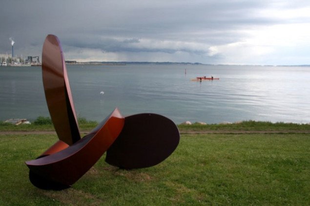 Bruce Radke: Kvartet. Sculpture by the sea, Århus 2009. Foto: Per Plougmann Povlsen