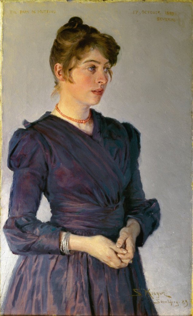 P.S. Krøyer: Marie Krøyer. Stenbjerg, 1889, Foto: Skagens Museum