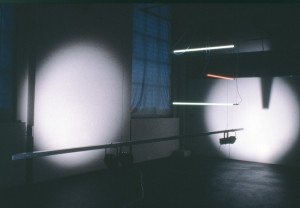 Inter-Actor 4, 1993. Interaktiv installation med radiotransmission. Foto: Bent Ryberg
