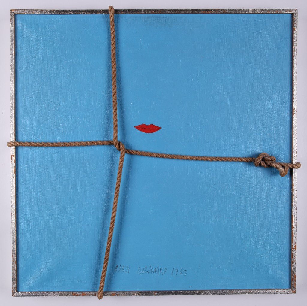 Sven Dalsgaard: Mor, 1963, mixed media 51x51 cm