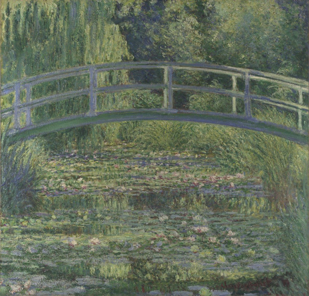 Claude Monet: Åkandedammen, 1899. Olie på lærred, 88,3 x 93,1 cm  The National Gallery, London  © Copyright The National Gallery, London 2016 