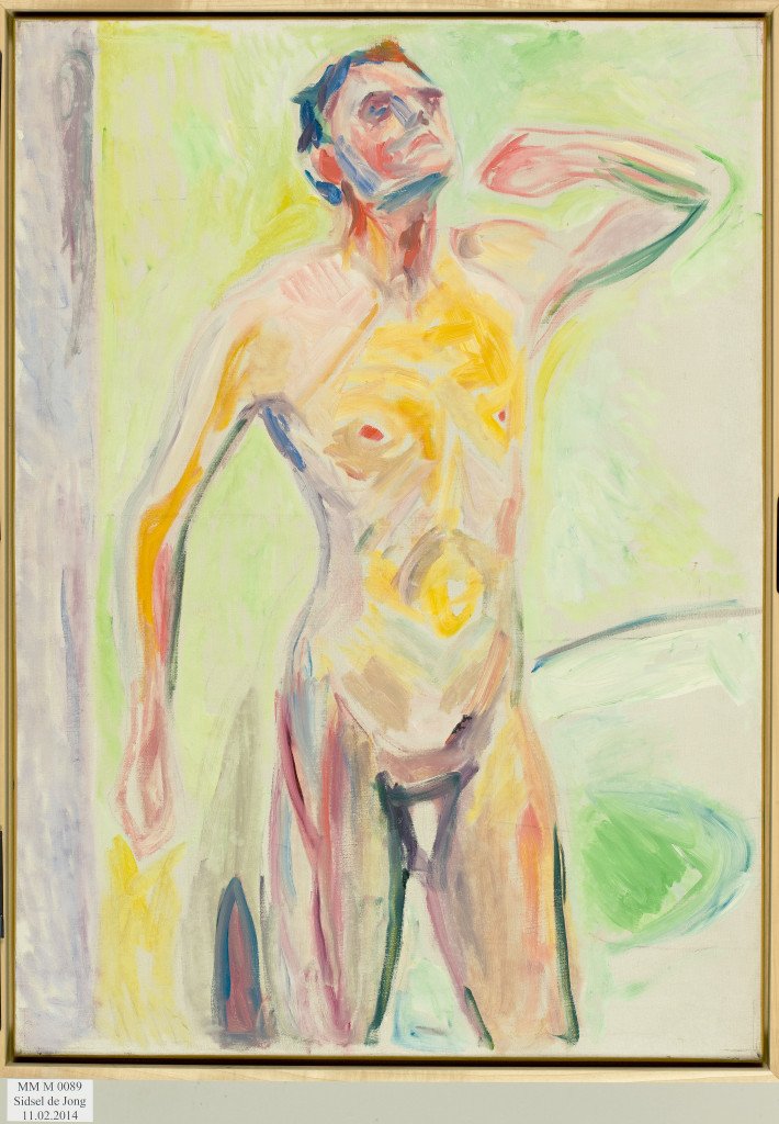 Edvard Munch: Male Nude, 1915. Olie på lærred. © Munchmuseet