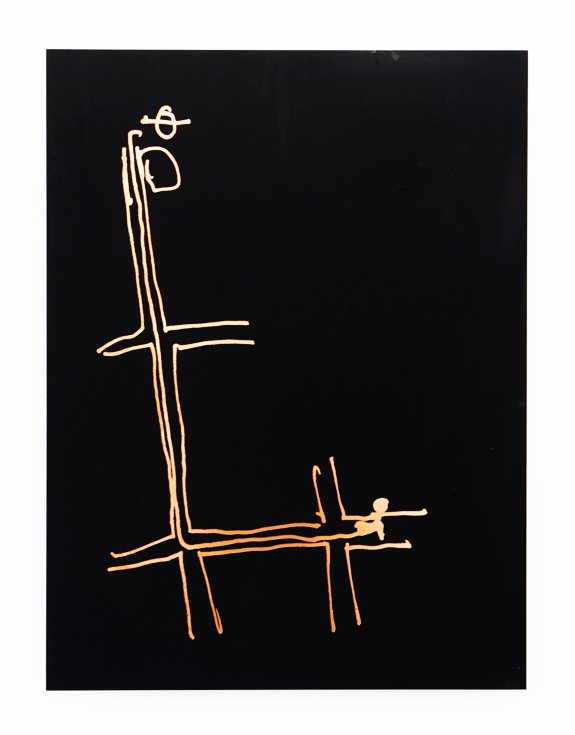 Oskar Jakobsen: Directions (London), 2016. Etched copper clad FR-4 circuit board. Foto: Alexander Kristoff