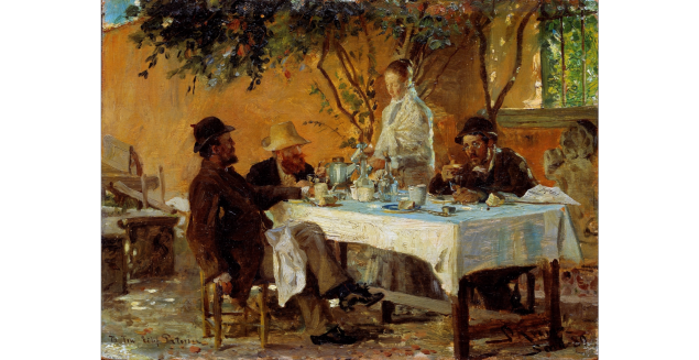 P. S. Krøyer: Frokost i Sora. Pressefoto
