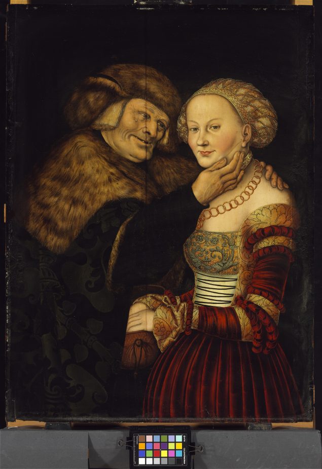 Lukas Cranach: Ungleiches Paar, 1522. © Szépmúvészeti Museum, Budapest