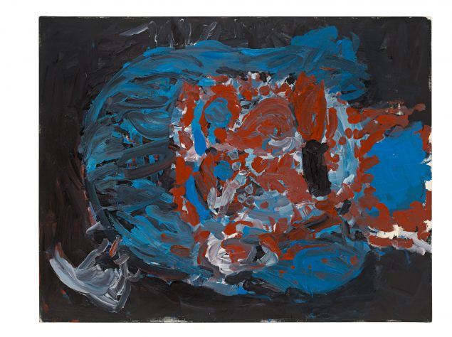 Georg Baselitz: Blaues Mädchen, 1986, © Georg Baselitz 2016
