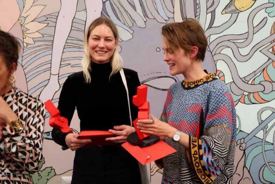 To danske prisvindere ved åbningen af JCE Biennalen 2019-2021