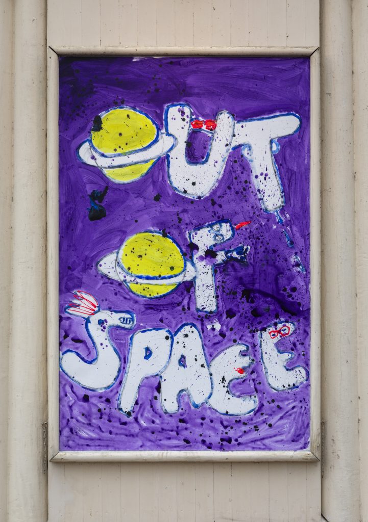 Koloristerne: Out of Space. Farverig manifestation på Den Frie Udstillingsbygning, 2020. Foto: Malle Madsen.