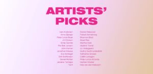 Artists’ Picks